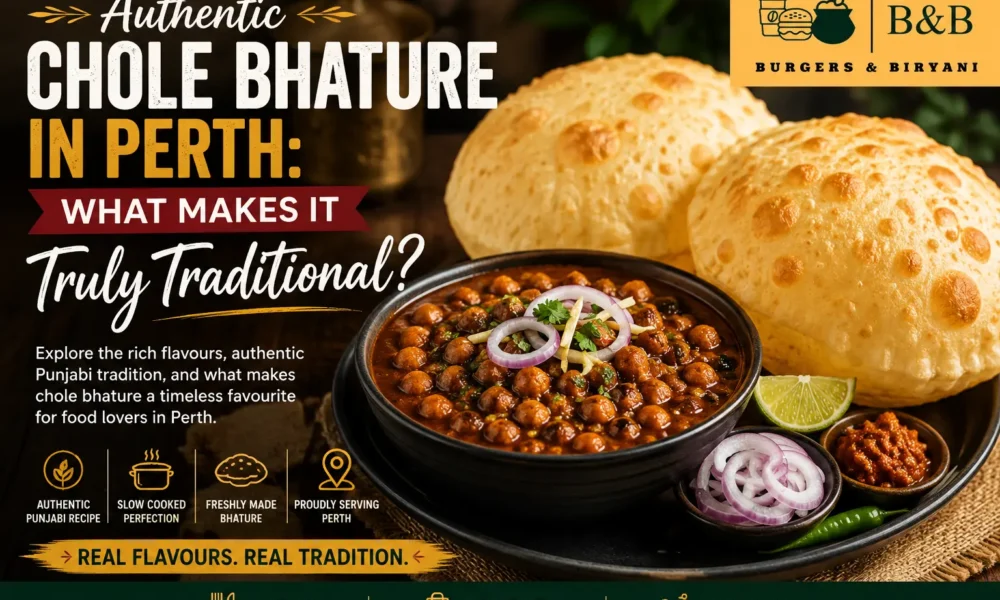 Authentic Chole Bhature in Perth