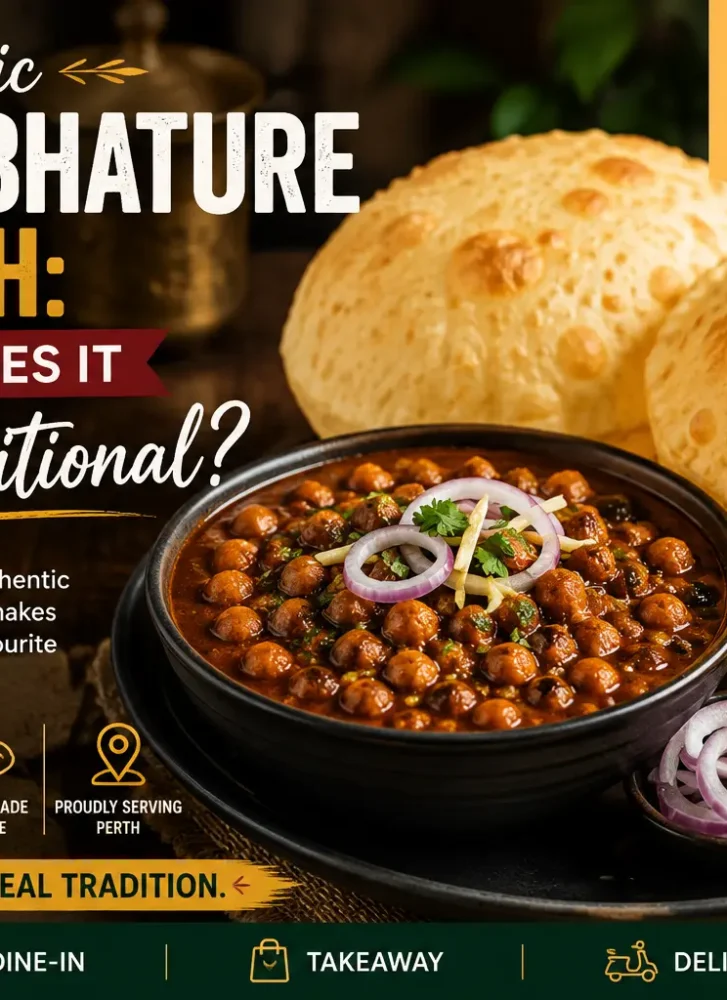 Authentic Chole Bhature in Perth