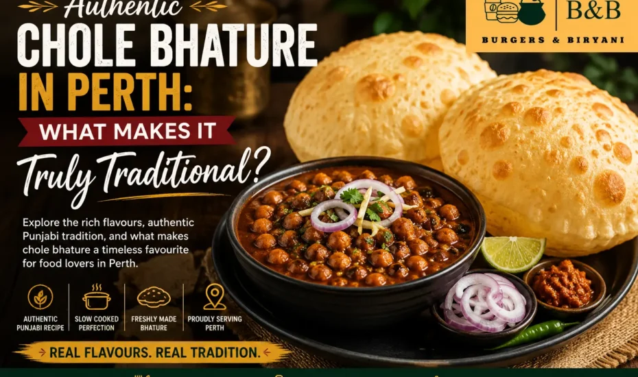 Authentic Chole Bhature in Perth